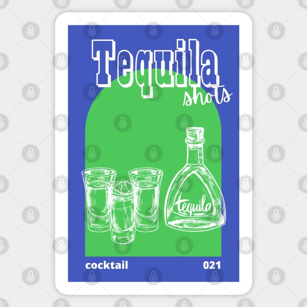 Tequila Shots Sticker by stickersbyjori